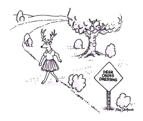 Deer Cross Dressing.