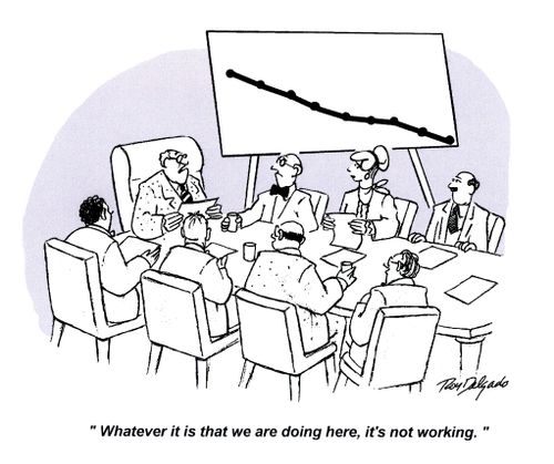 'Whatever it it that we are doing here, it's not working.'