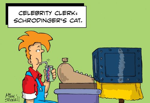 Celebrity Clerk: Schrodinger's Cat