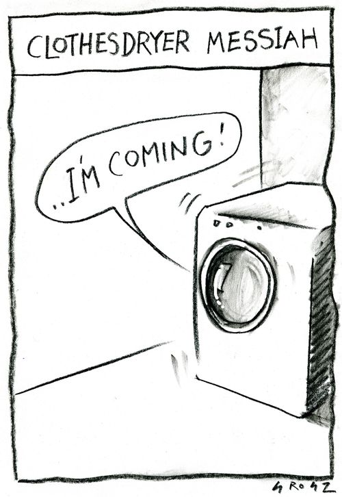 'Clothes-dryer Messiah.'