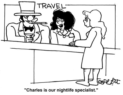 'Charles is our nightlife specialist.'