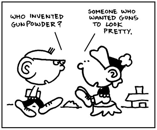 'Who invented gunpowder?'