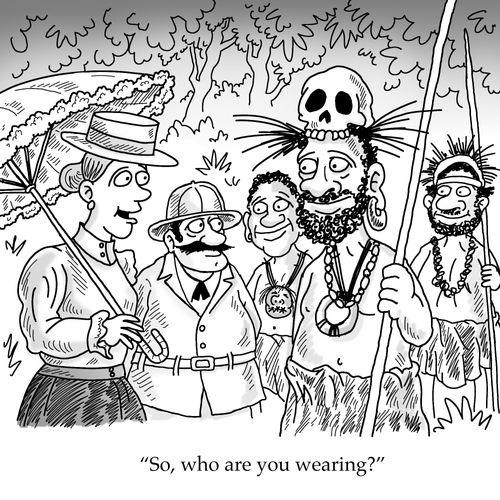 'So, who are you wearing?'