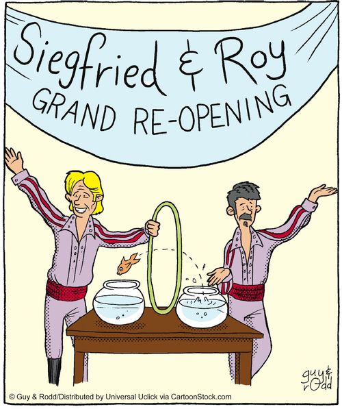 Siegfried and Roy - grand re-opening.