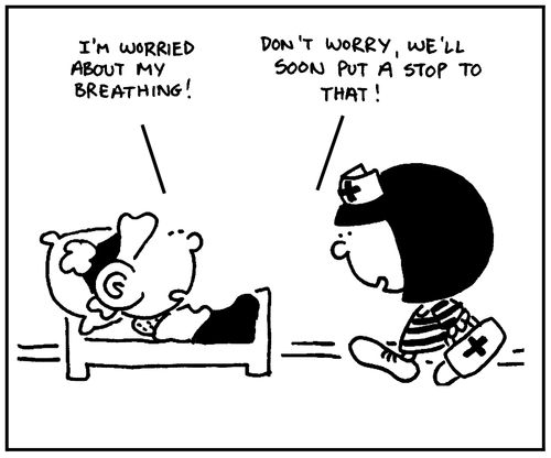'I'm worried about my breathing.'