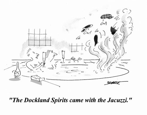 'The Dockland Spirits came with the Jacuzzi.'