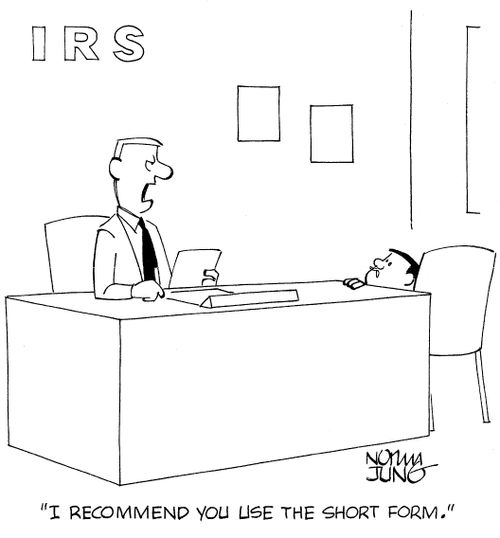 'I recommend you use the short form.'