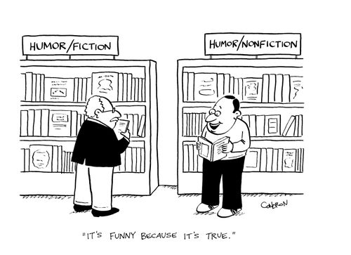 'It's funny because it's true.'
