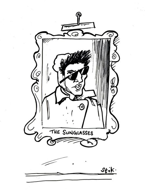 The sunglasses.