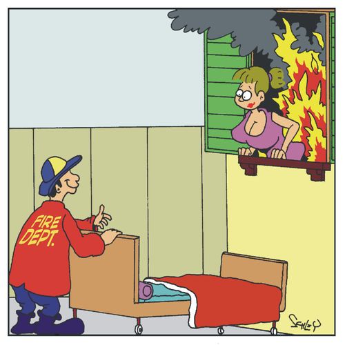 The firefighter cares!
