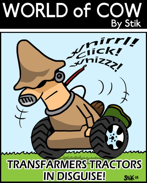 TRANSFARMERS TRACTORS IN DISGUISE!