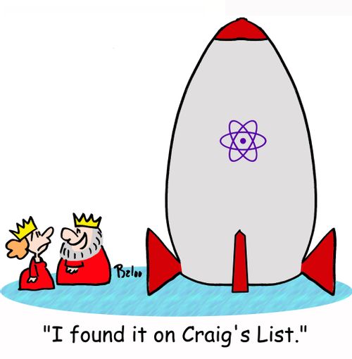 'I found it on Craig's List.'