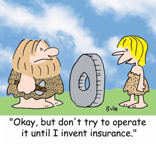 'Okay, but don't try to operate it until I invent insurance.'