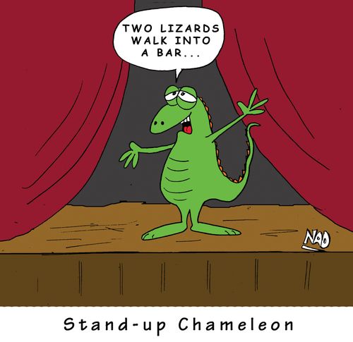 Stand-up Chameleon.