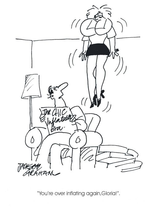 'You're over inflating again,Gloria !'