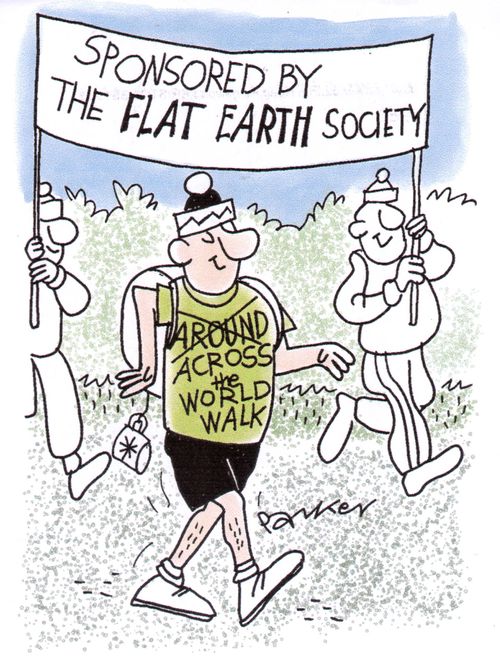 Sponsored by the Flat Earth Society
