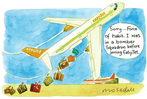 'Sorry..force of habit. I was in a bomber squadron before joining Easyjet.'