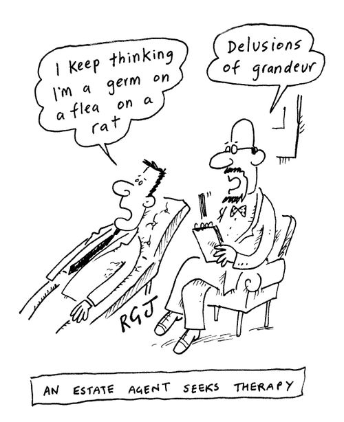 'An estate agent seeks therapy'