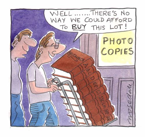 "Well there's no way we could afford to buy this lot!"