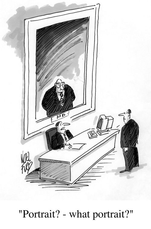 "Portrait? - what portrait ?"