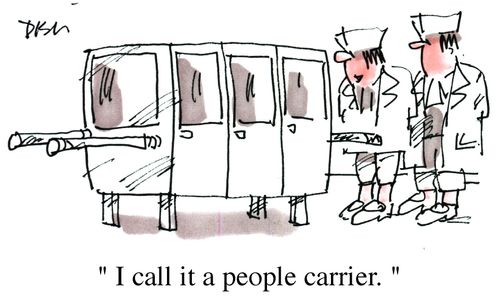 "I call it the 'people carrier'"