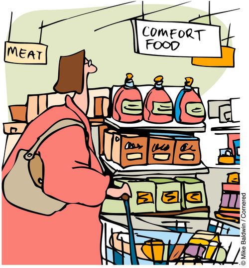 Supermarket - Meat Section / Comfort food section