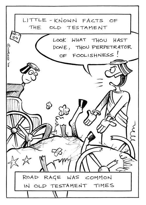 Road rage in olden days