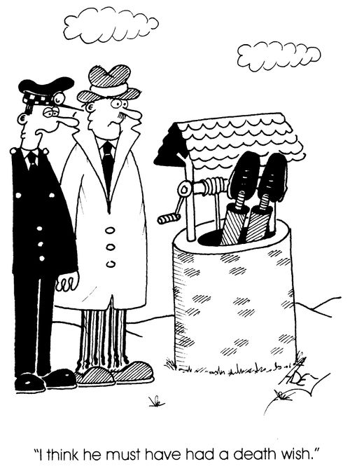 "I think he must have had a death wish"
