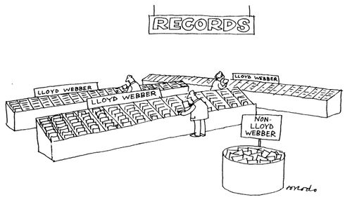 Record Shop Lloyd Webber/Non Lloyd Webber
