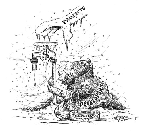Projects and developers fighting over money.