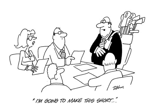 'I'm going to make this short...'
