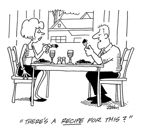 'There's a recipe for this?'