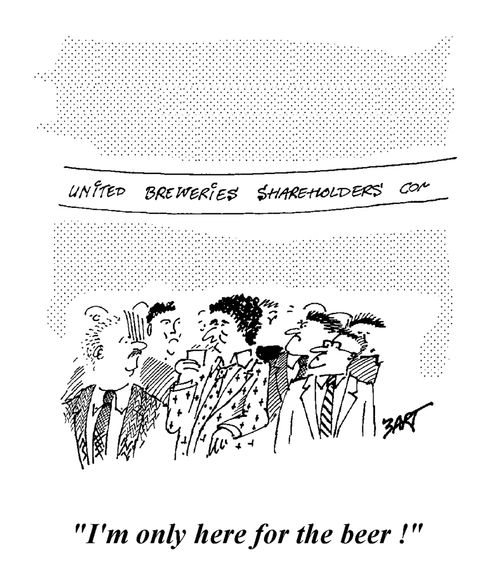 "I'm Only here for the beer!"