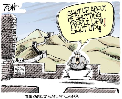 The Great Wail of China.