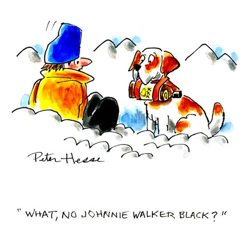 'What, no Johnnie Walker Black?'