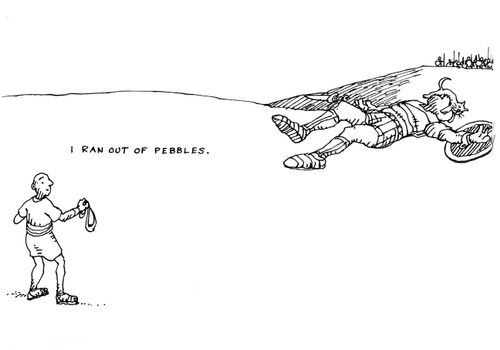 Uses of a Dead Cat in History: 'I ran out of pebbles.'