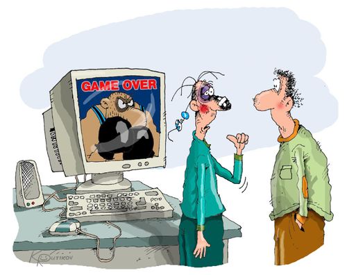 Game Over: Man Beaten Up By A Computer