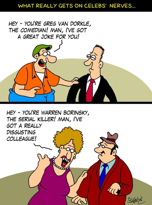 What really gets on celebs' nerves. . .