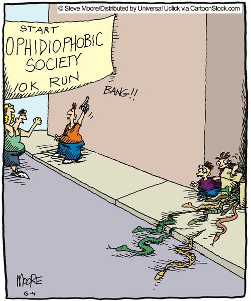 Ophidiophobic Society 10k Run.