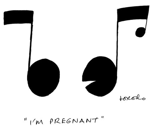 'I'm pregnant.'
