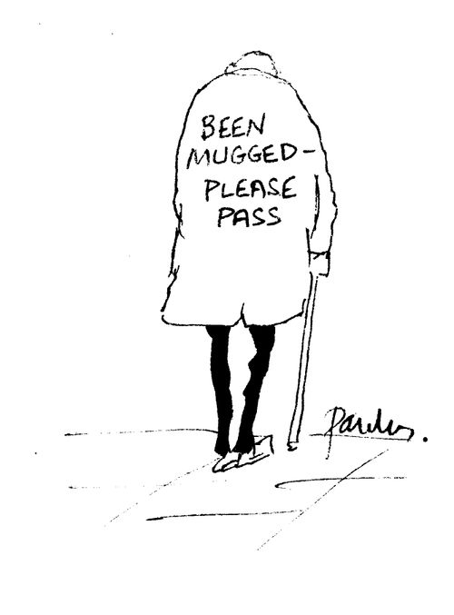 BEEN MUGGED - PLEASE PASS