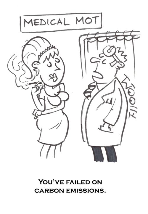 Medical Mot: 'You've failed on carbon emissions.'