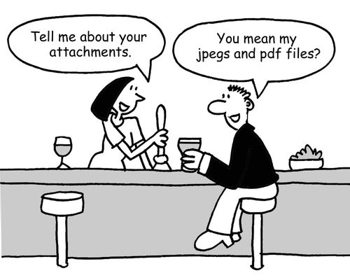 'Tell me about your attachments.'