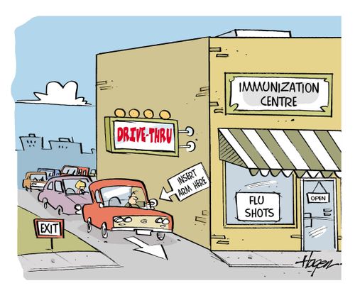 Drive-thru Flu Clinic.