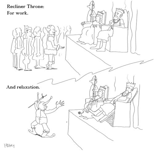 Recliner Throne: For Work and Relaxation