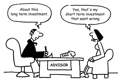 'Yes, that's my short term investment that went wrong.'