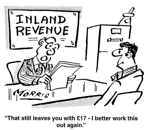 That still leaves you with ï¿½17 - I better work this out again.