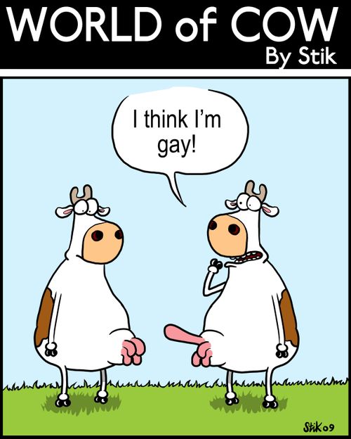 I think I'm gay!