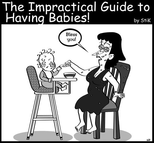Impractical Guide to Having Babies: Bless you!