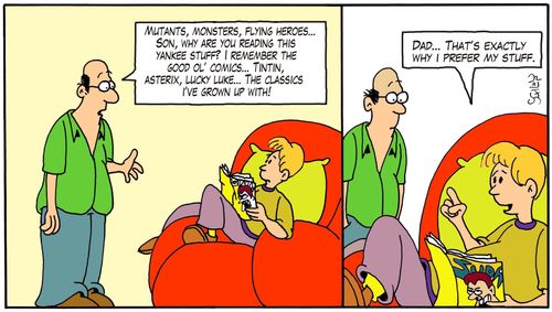 'Mutants, monsters, flying heroes...'